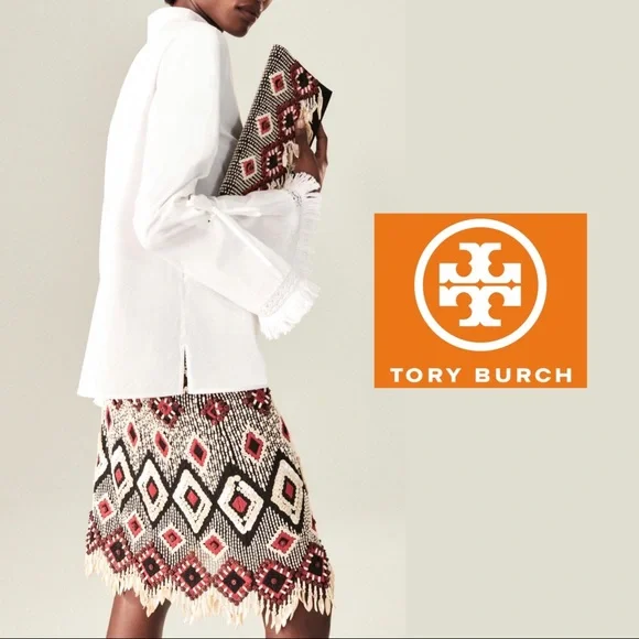 NEW Tory Burch White Sophie Bell Frill Sleeve Blouse - Picture 10 of 11